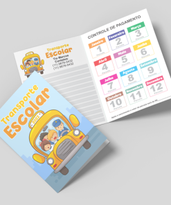 Carteirinha Transporte Escolar - 148x105mm